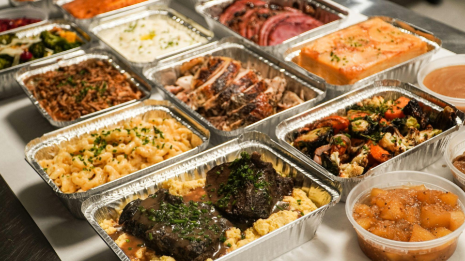ocuses on American or classic Western cuisine. It shows rich, hearty, and often meat-centric dishes like mac & cheese, short ribs, and mashed potatoes.